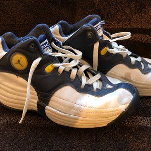 1997 Rare Air Jordan Jumpman Team 1 Nike White Blu